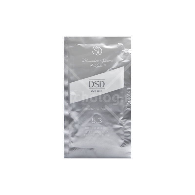 Восстанавливающая маска Сталь и шелк Диксидокс Де Люкс № 5.3, образец